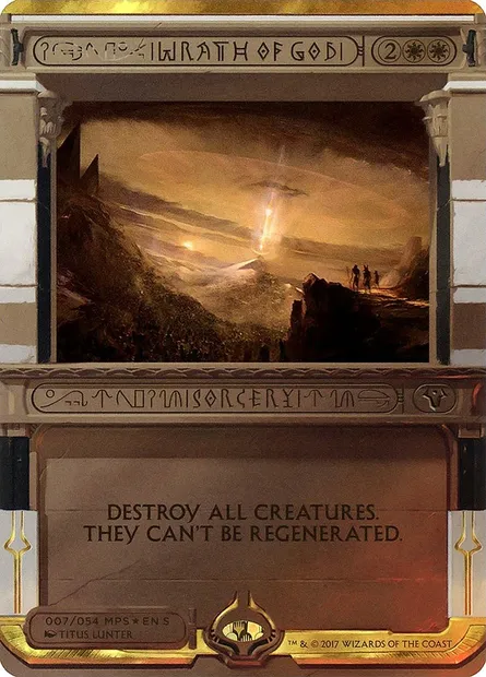 Colère de Dieu, carte Magic MP2 7 — extension Amonkhet Invocations