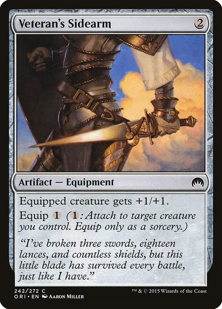 Veteran's Sidearm, Magic card ORI 242 — Magic Origins set