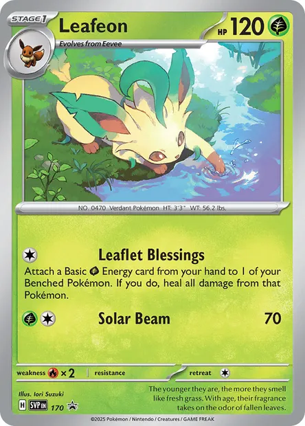 Leafeon, Pokémon card PR-SV 170 — SVP Black Star Promos set