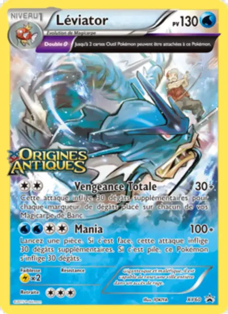 Léviator, carte Pokémon XY 60 — extension Promo XY