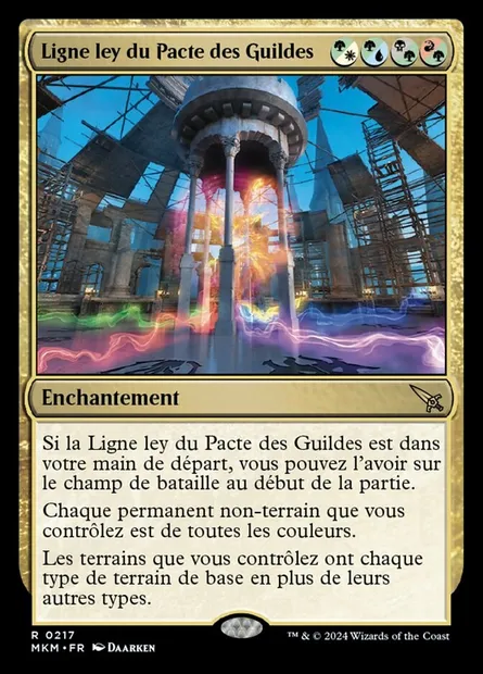 Ligne ley du Pacte des Guildes, carte Magic MKM 217 — extension Murders at Karlov Manor