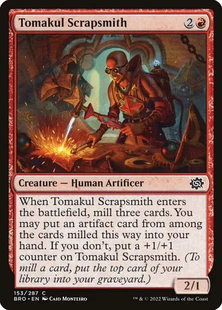 Tomakul Scrapsmith, Magic card BRO 153 — The Brothers' War set