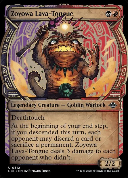 Zoyowa Lava-Tongue, Magic card LCI 312 — The Lost Caverns of Ixalan set