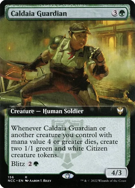 Caldaia Guardian, Magic card NCC 156 — New Capenna Commander set