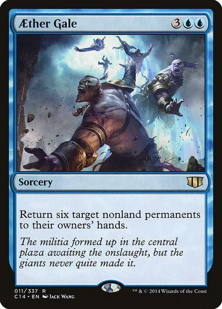 Aether Gale, Magic card C14 11 — Commander 2014 set