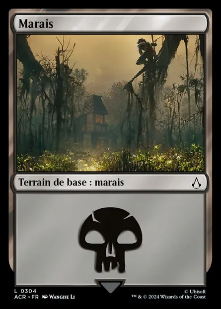 Marais, carte Magic ACR 304 — extension Assassin's Creed
