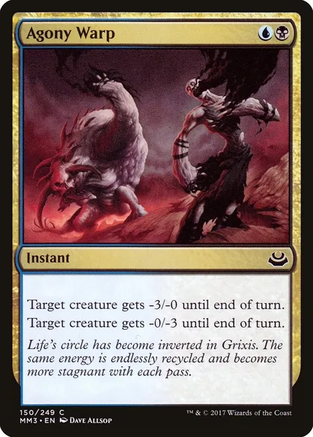 Agony Warp, Magic card MM3 150 — Modern Masters 2017 set