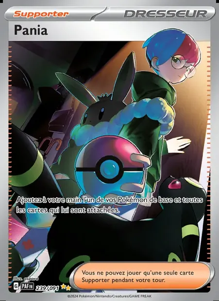 Pania, carte Pokémon PAF 239 — extension Destinées de Paldea