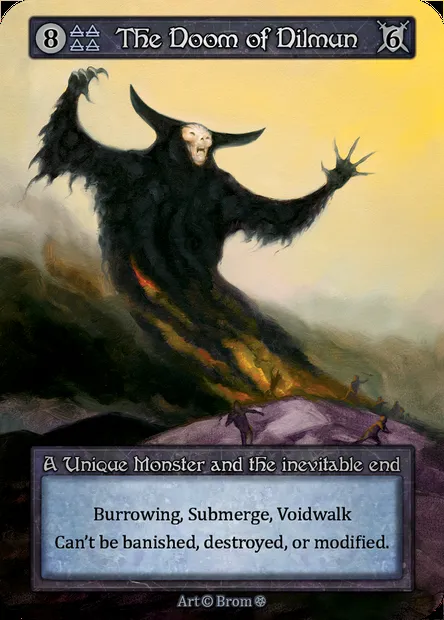 The Doom of Dilmun, carte Sorcery GOT 186 — extension Gothic