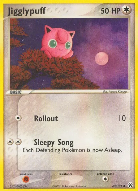 Jigglypuff, Pokémon card HL 63 — Hidden Legends set
