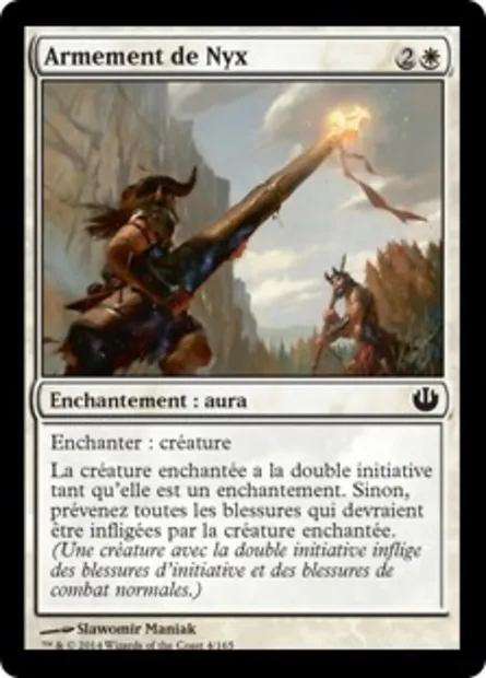 Armement de Nyx, carte Magic JOU 4 — extension Incursion dans Nyx