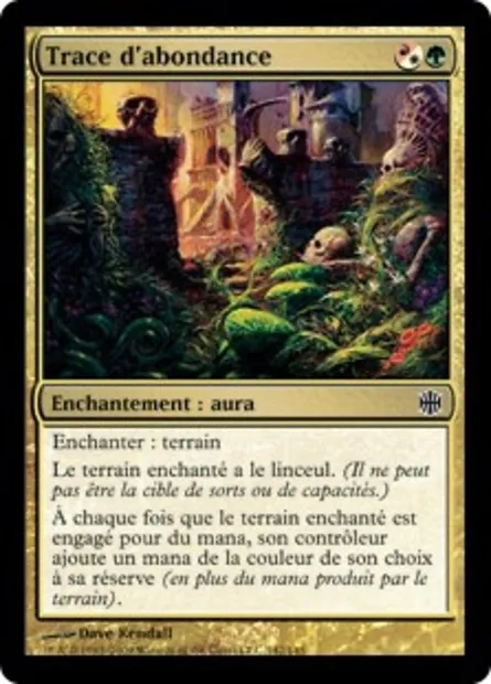 Trace d'abondance, carte Magic ARB 142 — extension La Renaissance d'Alara