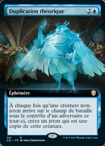 Duplication théorique, carte Magic C21 361 — extension Commander 2021