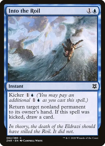 Into the Roil, Magic card ZNR 62 — Zendikar Rising set