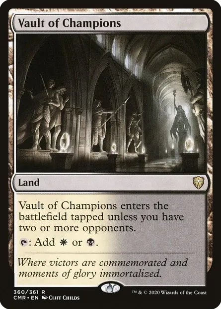 Vault of Champions, Magic card CMR 360 — Commander Legends set
