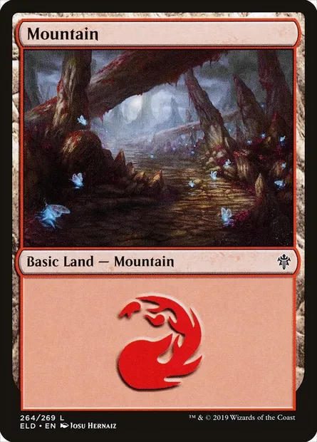 Mountain, Magic card ELD 264 — Throne of Eldraine set