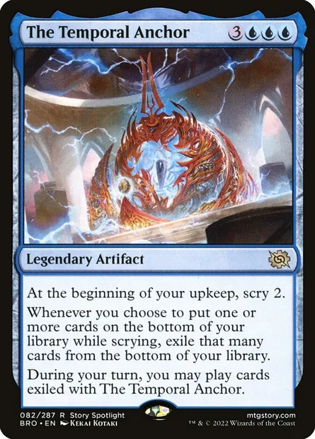 The Temporal Anchor, Magic card BRO 82 — The Brothers' War set