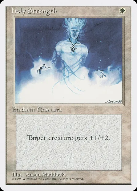 Force sacrée, carte Magic 4ED 30 — extension Quatrième Edition