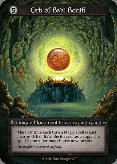 Orb of Ba'al Berith, carte Sorcery ALP 322 — extension Alpha