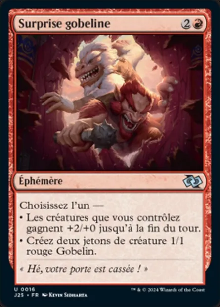 Surprise gobeline, carte Magic J25 16 — extension Foundations Jumpstart