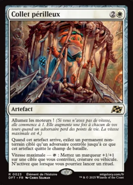 Collet périlleux, carte Magic DFT 23 — extension Aetherdrift
