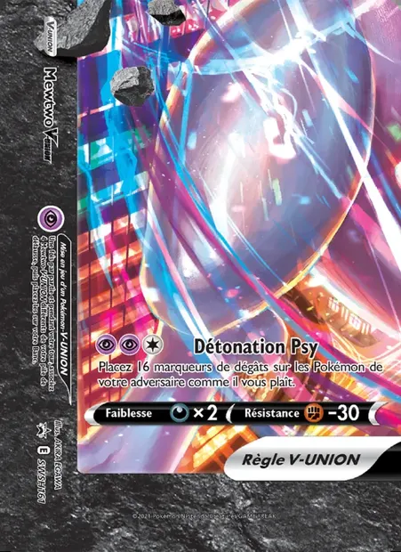 Mewtwo V-UNION, carte Pokémon SWSH 161 — extension Promo SWSH