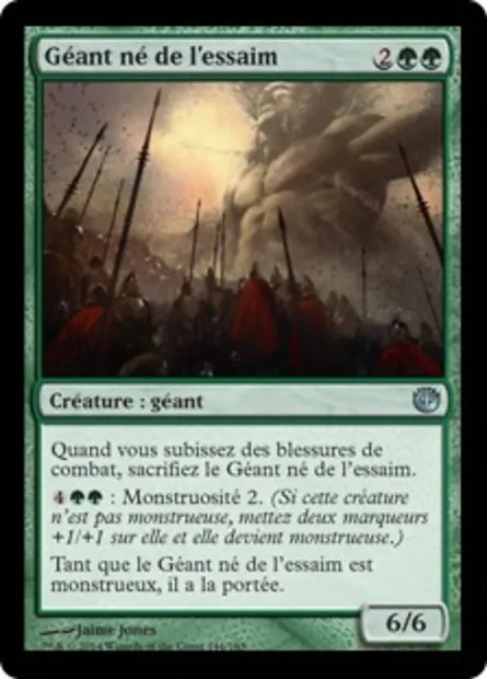 Géant né de l'essaim, carte Magic JOU 144 — extension Incursion dans Nyx