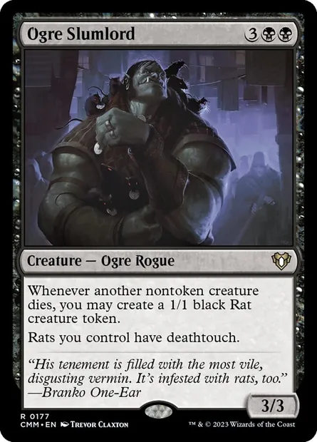 Ogre Slumlord, Magic card CMM 177 — Commander Masters set