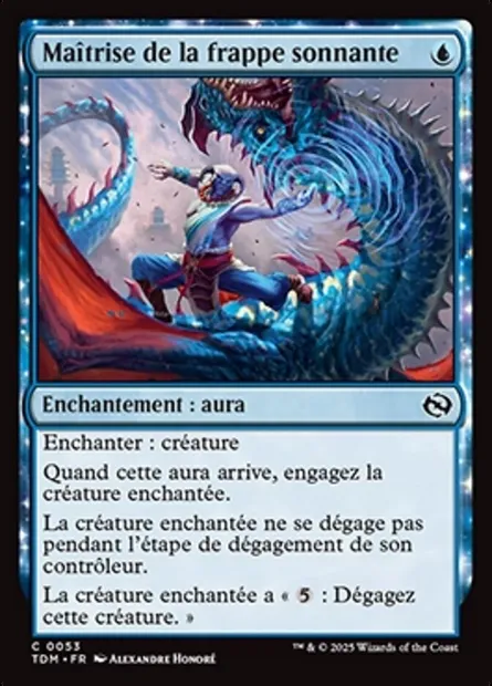 Maîtrise de la frappe sonnante, carte Magic TDM 53 — extension Tarkir: Dragonstorm