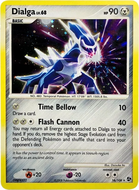 Dialga, carte Pokémon TDX 016-3 — extension Theme Deck & Blisters Exclusives