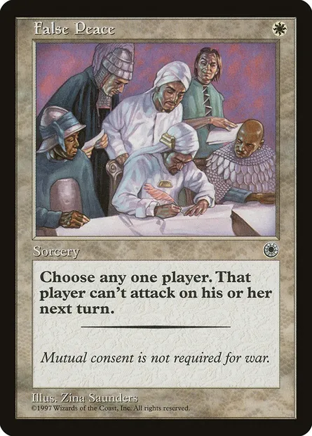 False Peace, Magic card POR 14 — Portal set