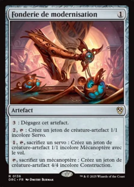 Fonderie de modernisation, carte Magic DRC 136 — extension Aetherdrift Commander