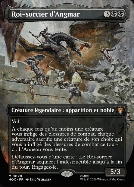 Roi-sorcier d'Angmar, carte Magic HOC 20 — extension The Hobbit Eternal
