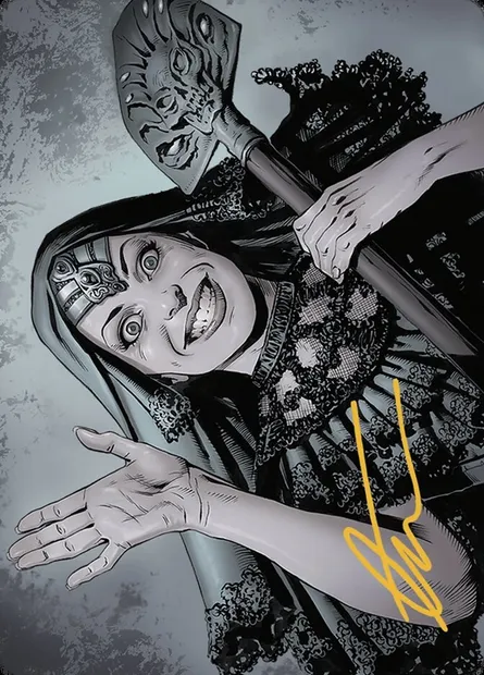 Gisa, the Hellraiser // Gisa, the Hellraiser, Magic card AOTJ 51 — Outlaws of Thunder Junction Art Series set
