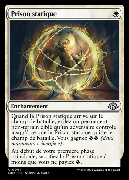 Prison statique, carte Magic MH3 44 — extension Modern Horizons 3