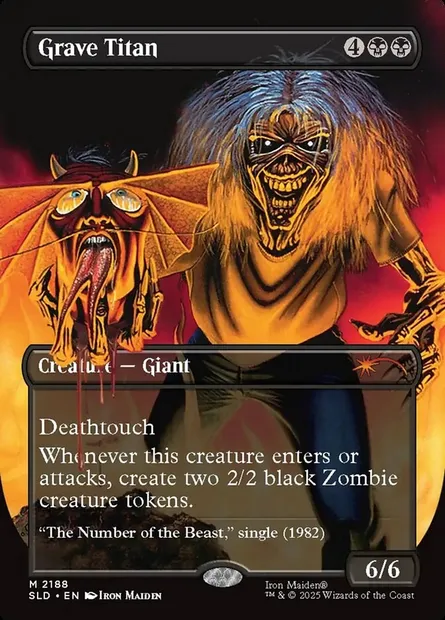Grave Titan, Magic card SLD 2188 — Secret Lair Drop set