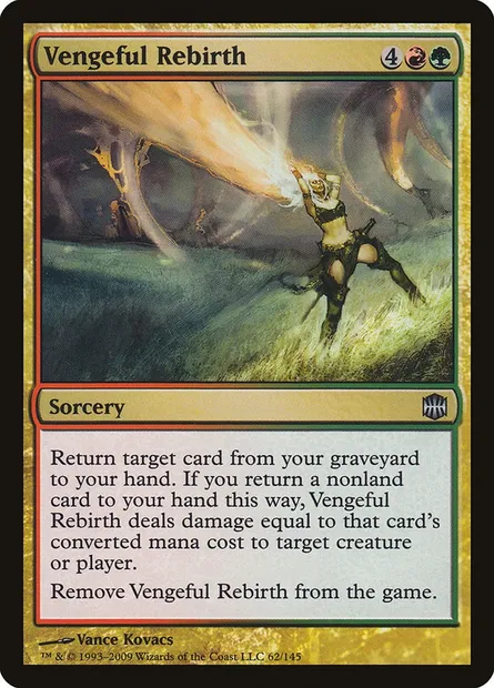 Vengeful Rebirth, Magic card ARB 62 — Alara Reborn set