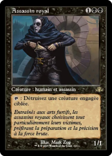 Assassin royal, carte Magic DMR 310 — extension Dominaria Remastered
