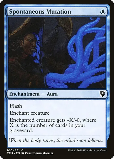Spontaneous Mutation, Magic card CMR 100 — Commander Legends set