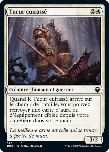 Tueur cuirassé, carte Magic CMR 376 — extension Commander Legends