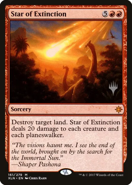 Star of Extinction, Magic card PXLN 161p — Ixalan Promos set