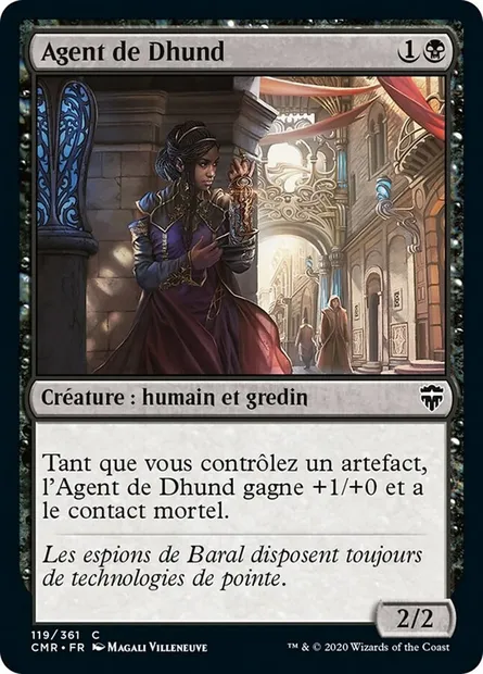Agent de Dhund, carte Magic CMR 119 — extension Commander Legends
