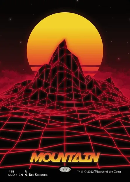 Mountain, Magic card SLD 418 — Secret Lair Drop set