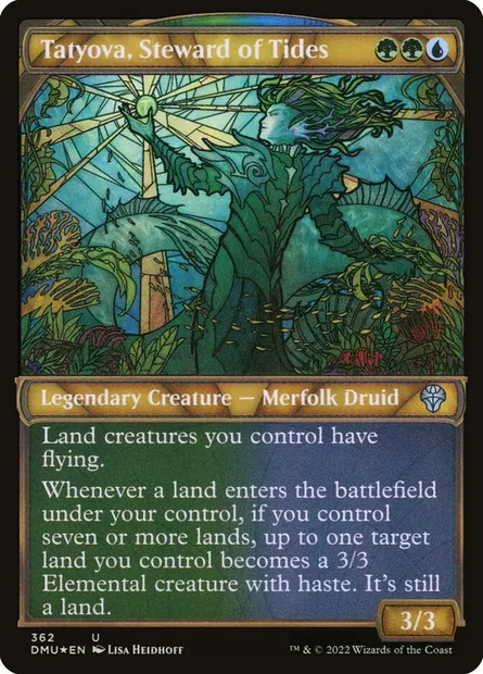 Tatyova, Steward of Tides, Magic card DMU 362 — Dominaria United set