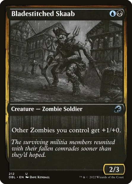 Bladestitched Skaab, Magic card DBL 212 — Innistrad: Double Feature set
