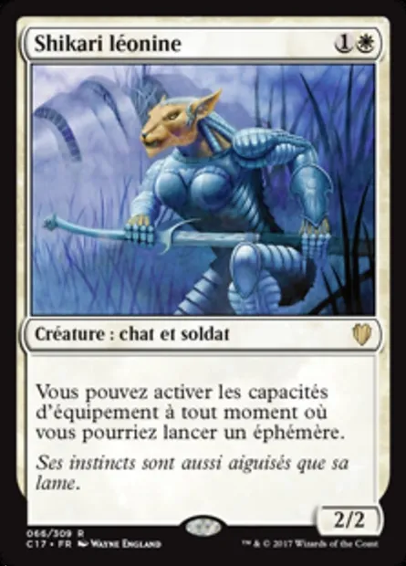 Shikari léonine, carte Magic C17 66 — extension Commander 2017