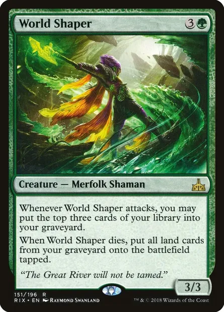 World Shaper, Magic card RIX 151 — Rivals of Ixalan set