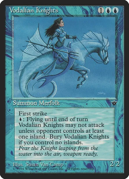 Vodalian Knights, carte Magic FEM 29 — extension Fallen Empires