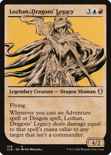 Lozhan, Dragons' Legacy, Magic card CLB 428 — Commander Legends: Battle for Baldur's Gate set