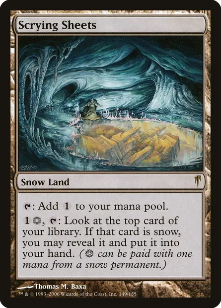Strates de scrutation, carte Magic CSP 149 — extension Souffle glaciaire